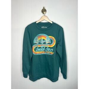 The Beach Boys Teal Green Crewneck Pullover
